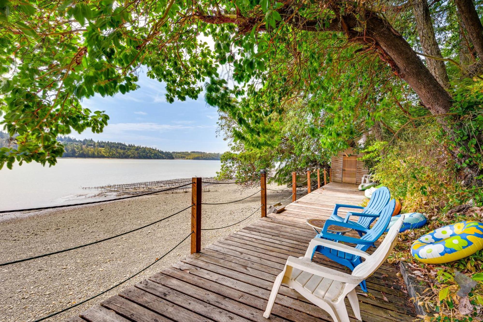 Serene Shelton Sanctuary With Private Beach And Kayaks Villa Exterior photo